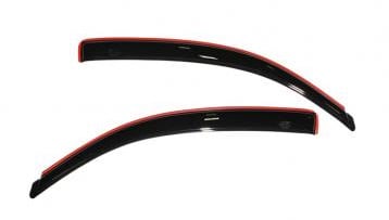 AVS In-Channel Vent Visors 192452 | F-250 F-350 F-450 2017-25 | 4pc | Smoke