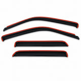 AVS In-Channel Vent Visors 194727 | F-250 F-350 F-450 2017-25 | 4pc | Smoke