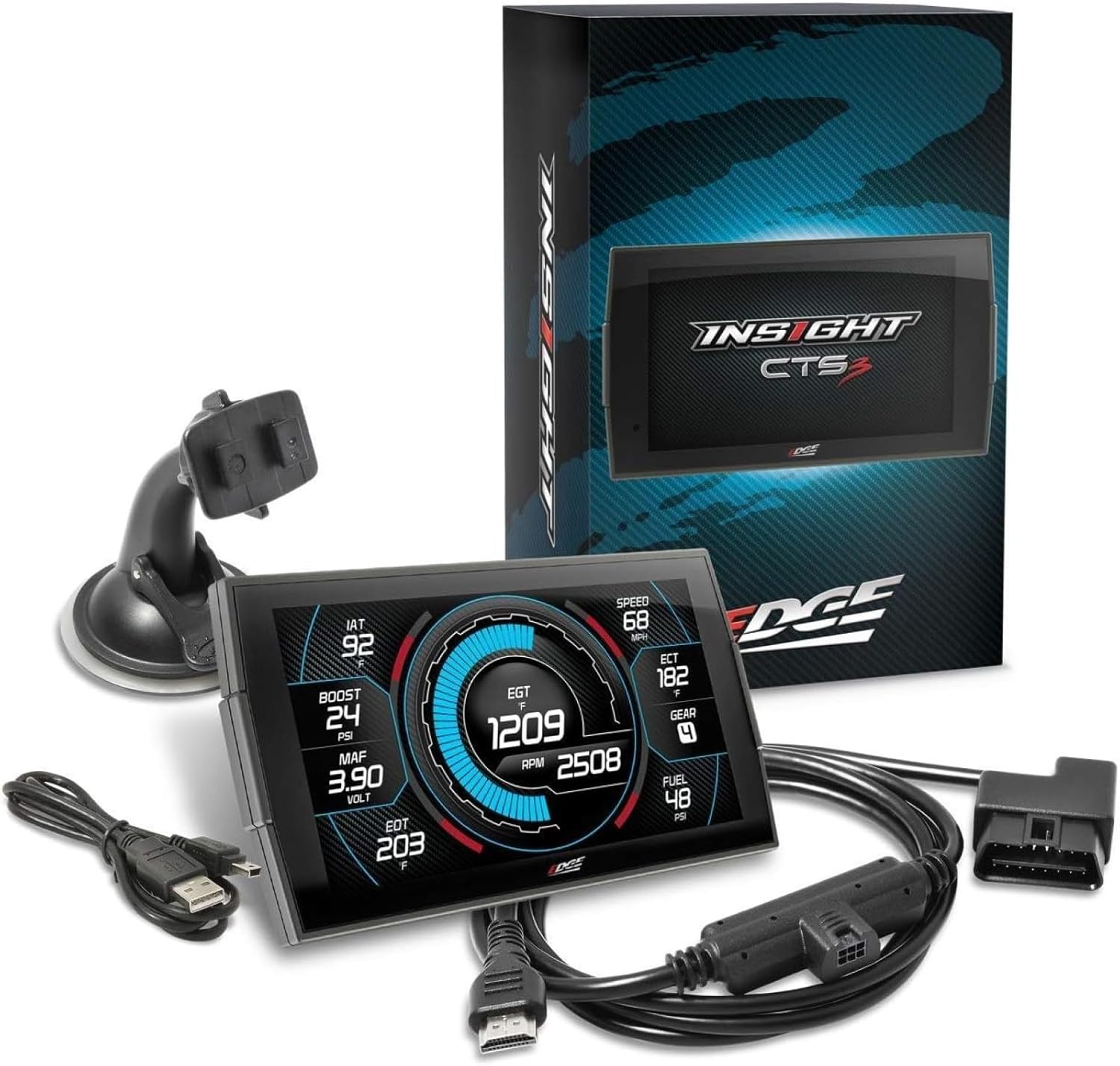 Edge Products Insight CTS3 Digital Gauge Monitor 84130-3 | OBD-II