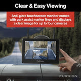 Furrion Vision S+ RV Backup Camera System 5" Monitor Sharkfin FOS5HTASF