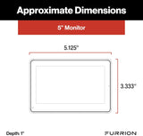 Furrion Vision S+ RV Backup Camera System 5" Monitor Sharkfin FOS5HTASF