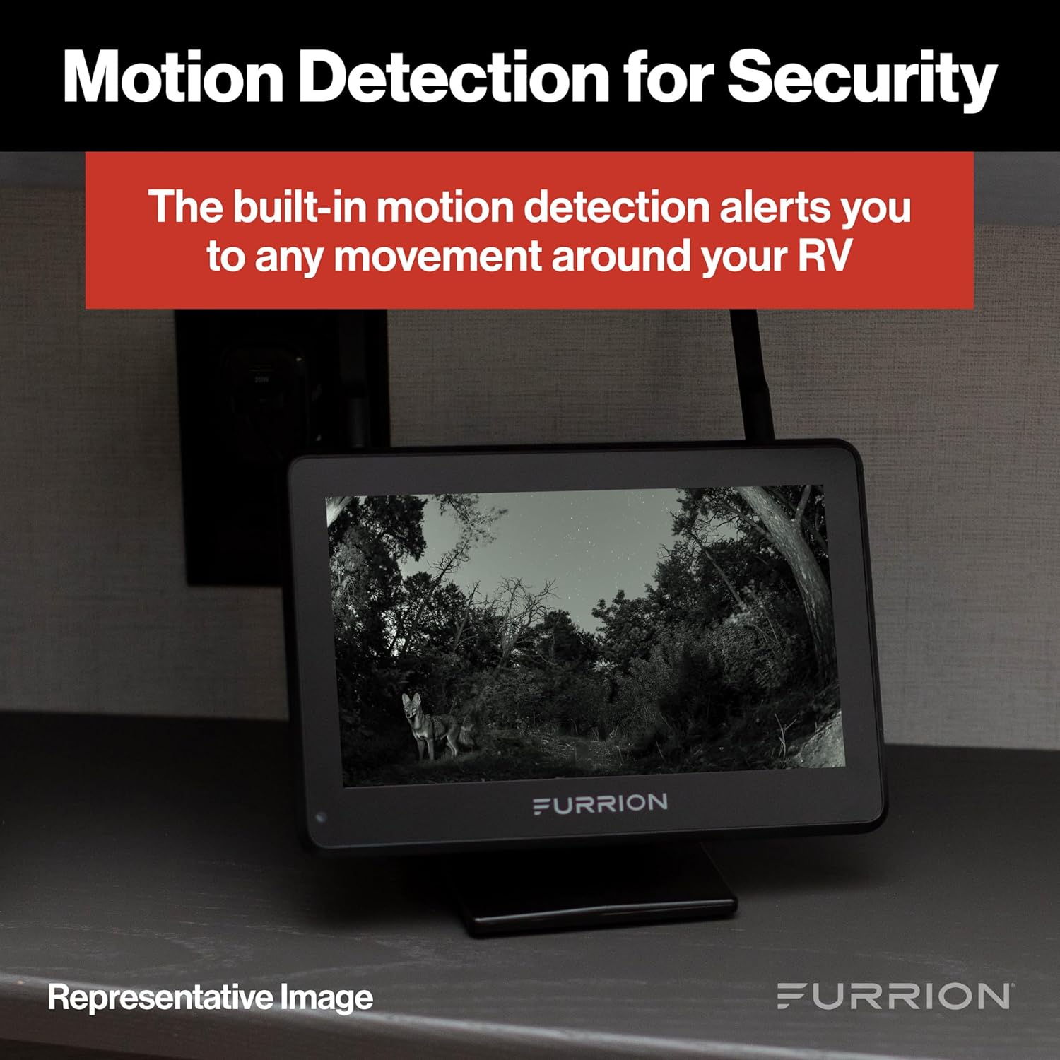 Furrion Vision S+ Sharkfin RV Backup Camera 1080p Wireless FCNFDTASF