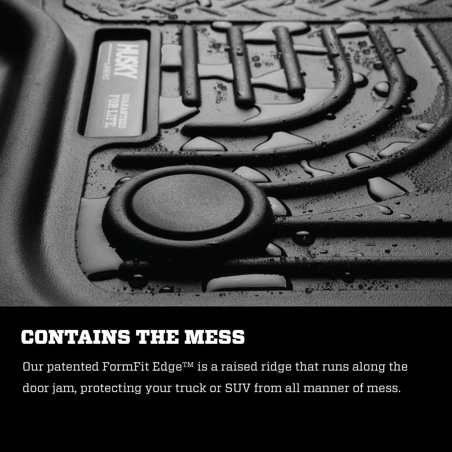 Husky Liners WeatherBeater Floor Liner Front 2pc Black SUV | 13321