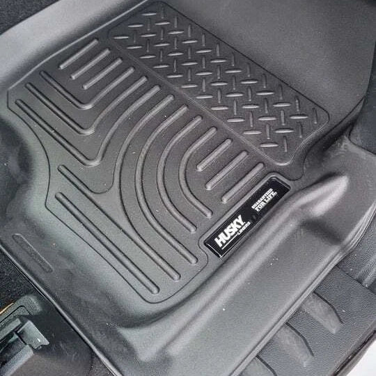 Husky WeatherBeater Floor Liners Ford Expedition Front 2pc Black 13341