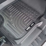 Husky WeatherBeater Floor Liners Ford Expedition Front 2pc Black 13341