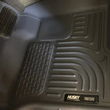 Husky WeatherBeater Floor Liners Ford Expedition Front 2pc Black 13341