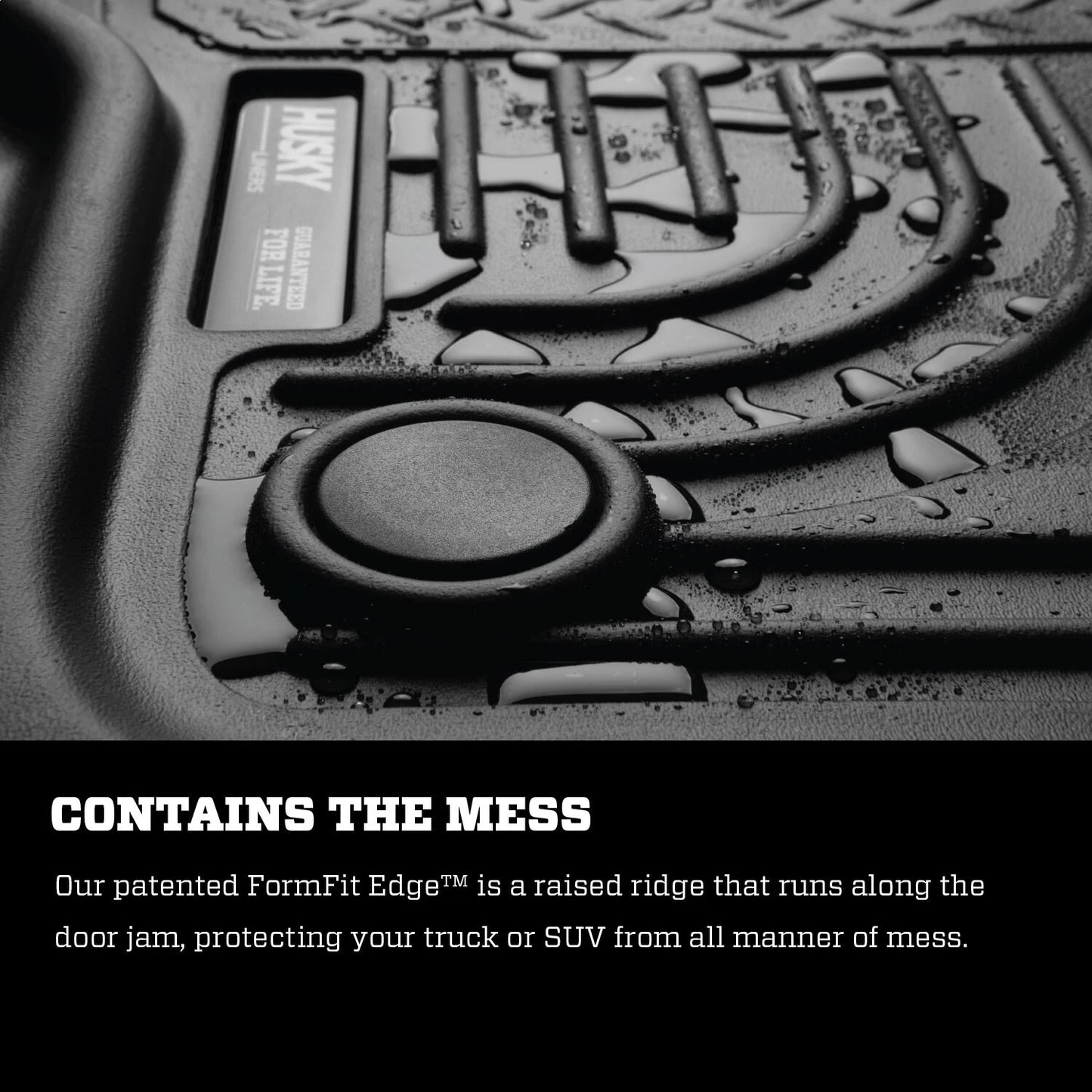 Husky Liners WeatherBeater Floor Liner Front 2pc Black USA | 13481