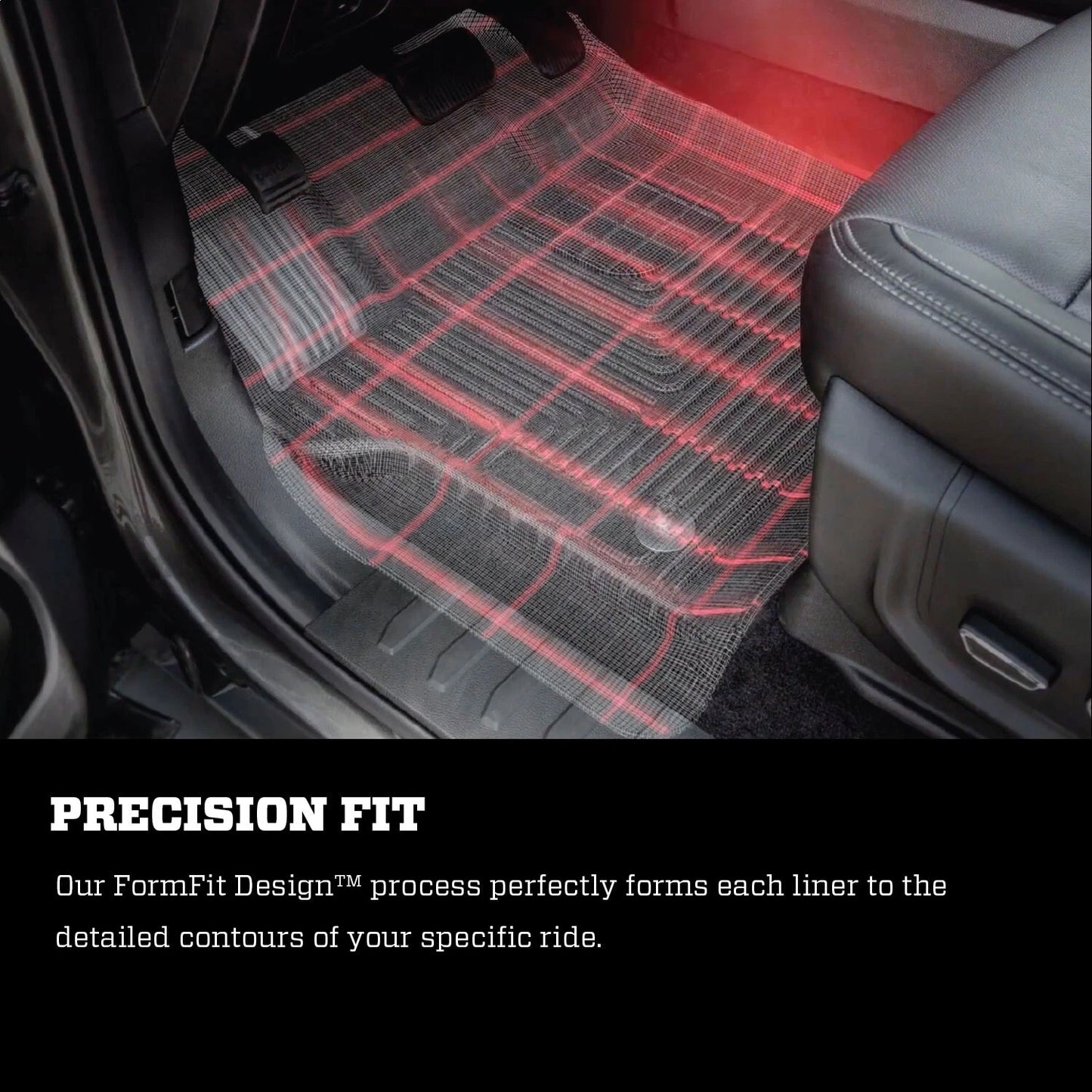 Husky Liners WeatherBeater Floor Liner Front 2pc Black USA | 13481