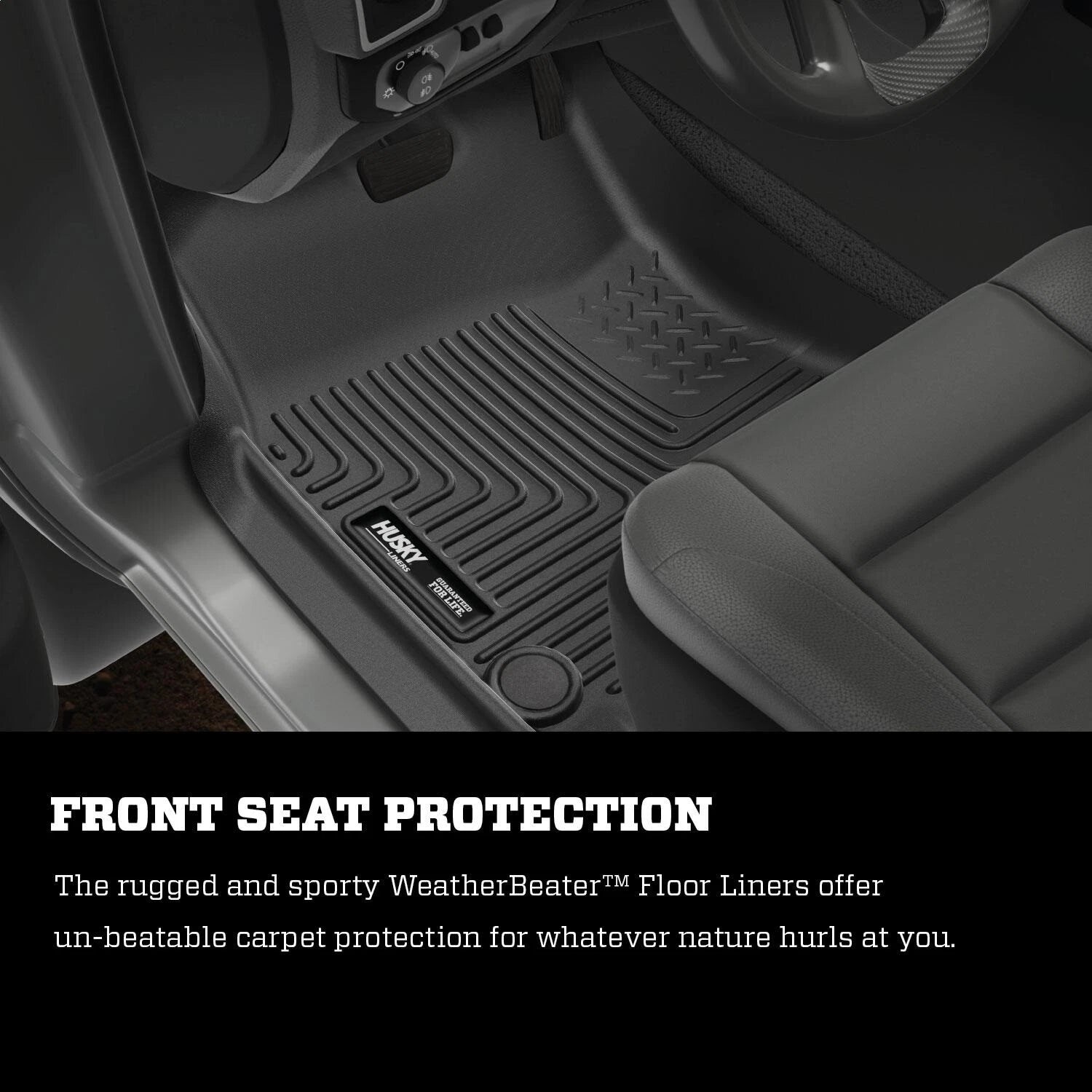 Husky WeatherBeater Floor Liners 2021-2023 Nissan Frontier Kicks | 13521