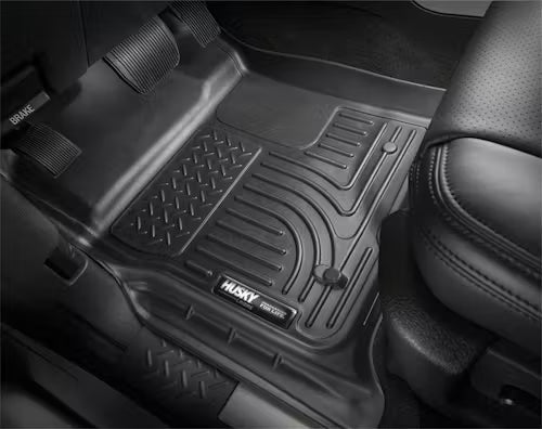 Husky WeatherBeater Floor Liners 2024-2026 Toyota Tacoma Front | 13921