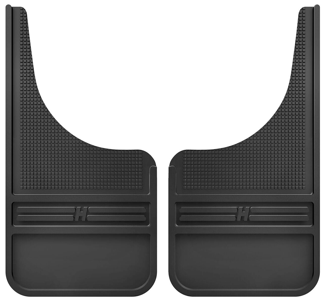 Husky MudDog Rear Mud Flaps 55101 | Universal 12" Wide | Drill-Free | Lifetime