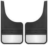 Husky MudDog Rear Mud Flaps 55101 | Universal 12" Wide | Drill-Free | Lifetime