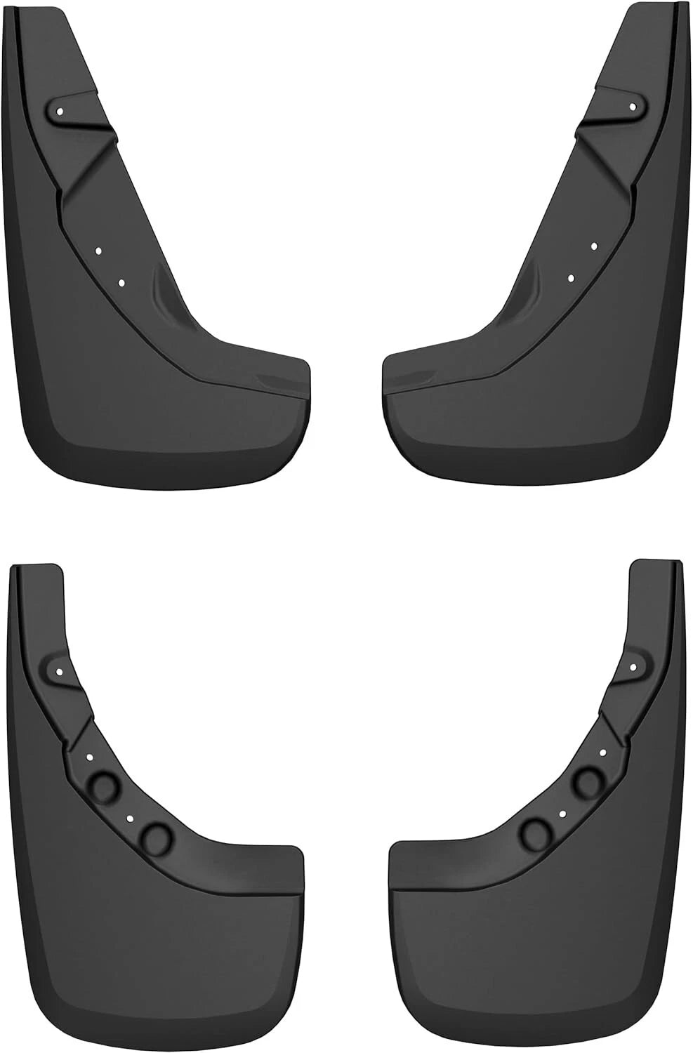 Husky Mud Guards 56956 | Tacoma 2024-25 | Front+Rear | Factory Flares | Lifetime