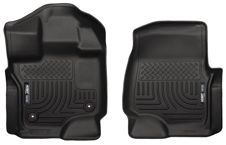 Husky WeatherBeater Front Floor Liners 2015-2024 Ford F-150 Lightning 18361