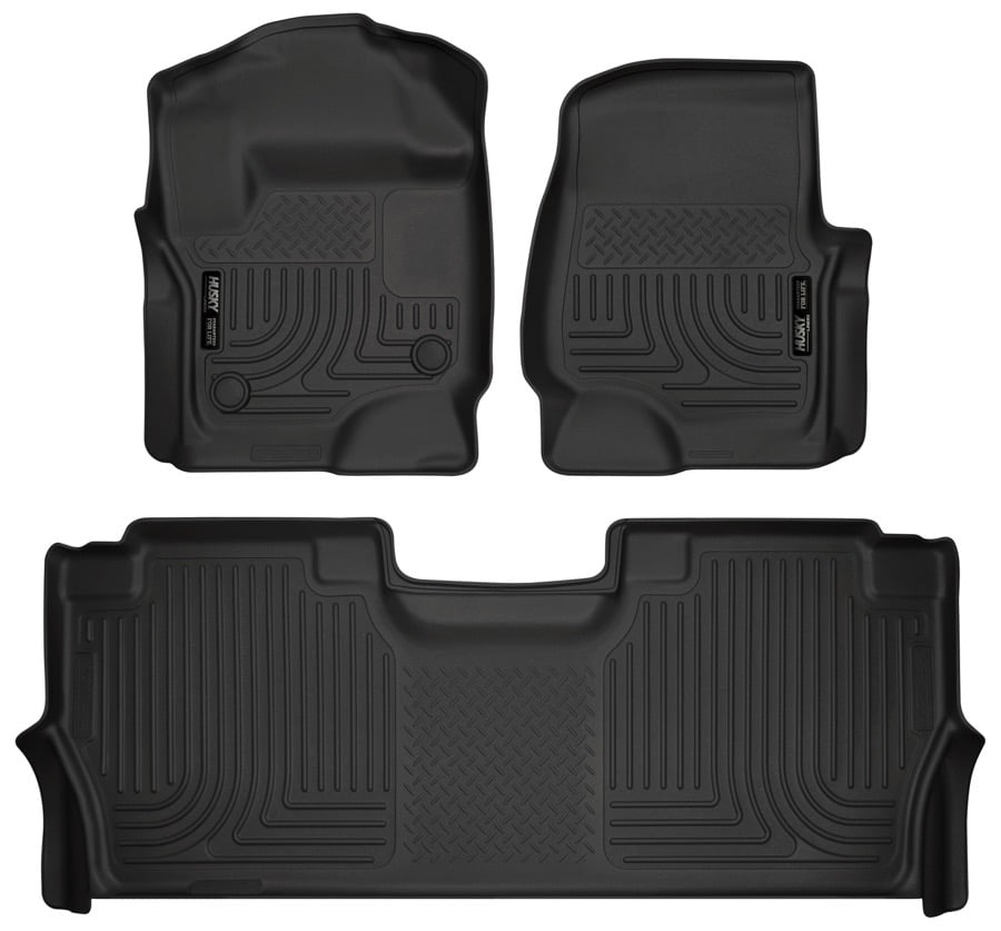 Husky WeatherBeater Floor Liners 94061 | F-250 F-350 F-450 2017-24 | Front+Rear