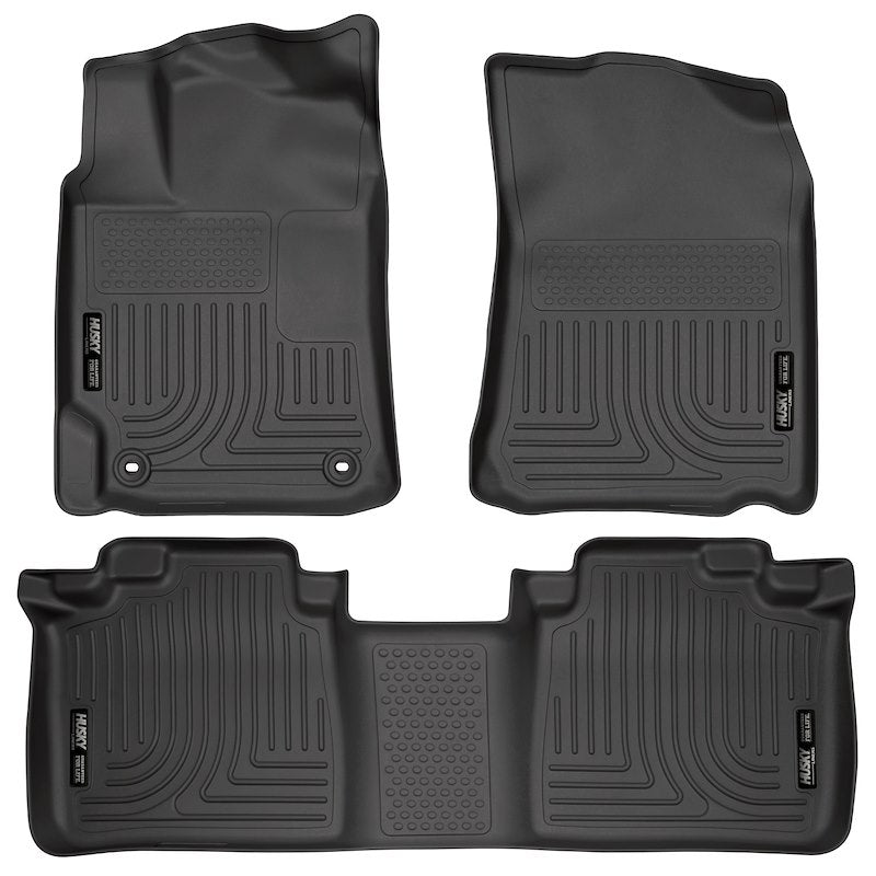 Husky Liners 98901 Weatherbeater Floor Mats – 2012-2017 Toyota Camry, 3-pc Black
