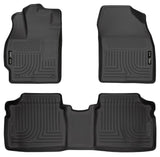 Husky Liners 98921 Weatherbeater Floor Mats – 2010-2014 Toyota Prius, 3-pc Black