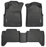 Husky Liners 98951 Weatherbeater Floor Mats – Tacoma Double Cab 2005-2015, 3-pc