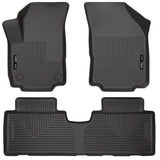 Husky Liners 99131 Weatherbeater Floor Mats – 2018-2024 Chevrolet Equinox, 3-pc Black