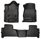 Husky WeatherBeater Floor Liners 99201 | Tahoe Yukon 2015-20 | Front+Rear