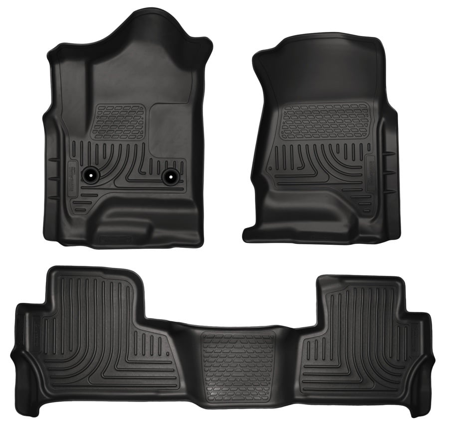 Husky WeatherBeater Floor Liners 99201 | Tahoe Yukon 2015-20 | Front+Rear
