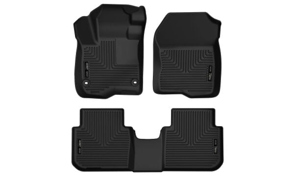 Husky WeatherBeater Floor Liners 99411 | Silverado Sierra 2014-18 | Front+Rear