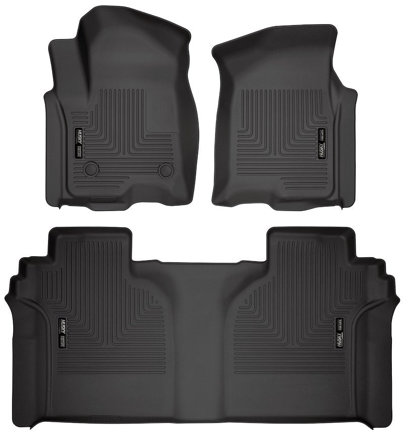 Husky Liners 94021 Weatherbeater Floor Mats – Silverado & Sierra 1500/2500/3500 Crew Cab
