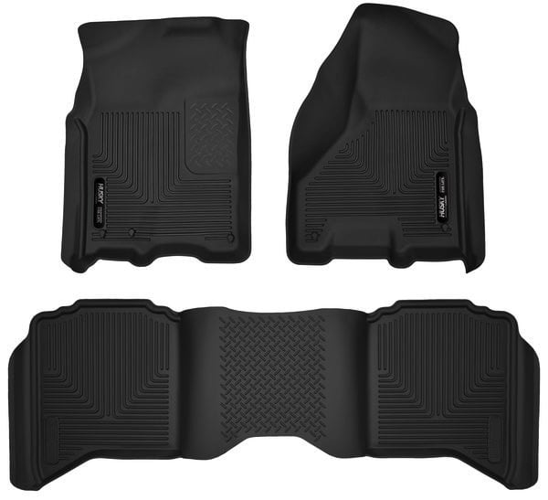 Husky Liners X-act Floor Mats 53608 | Ram 1500 2500 3500 | Front & 2nd Row