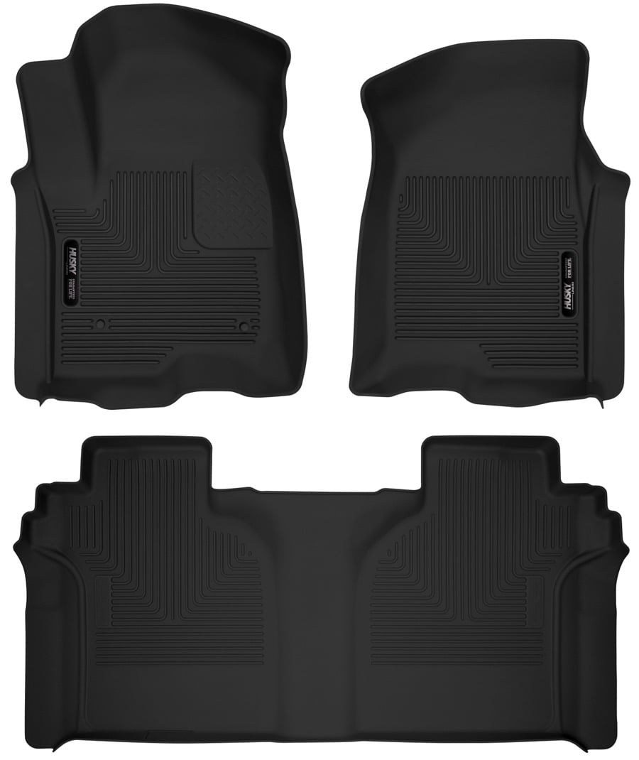 Husky Complete Floor Liner Set Silverado Sierra 2019-26 | Front+Rear 54208