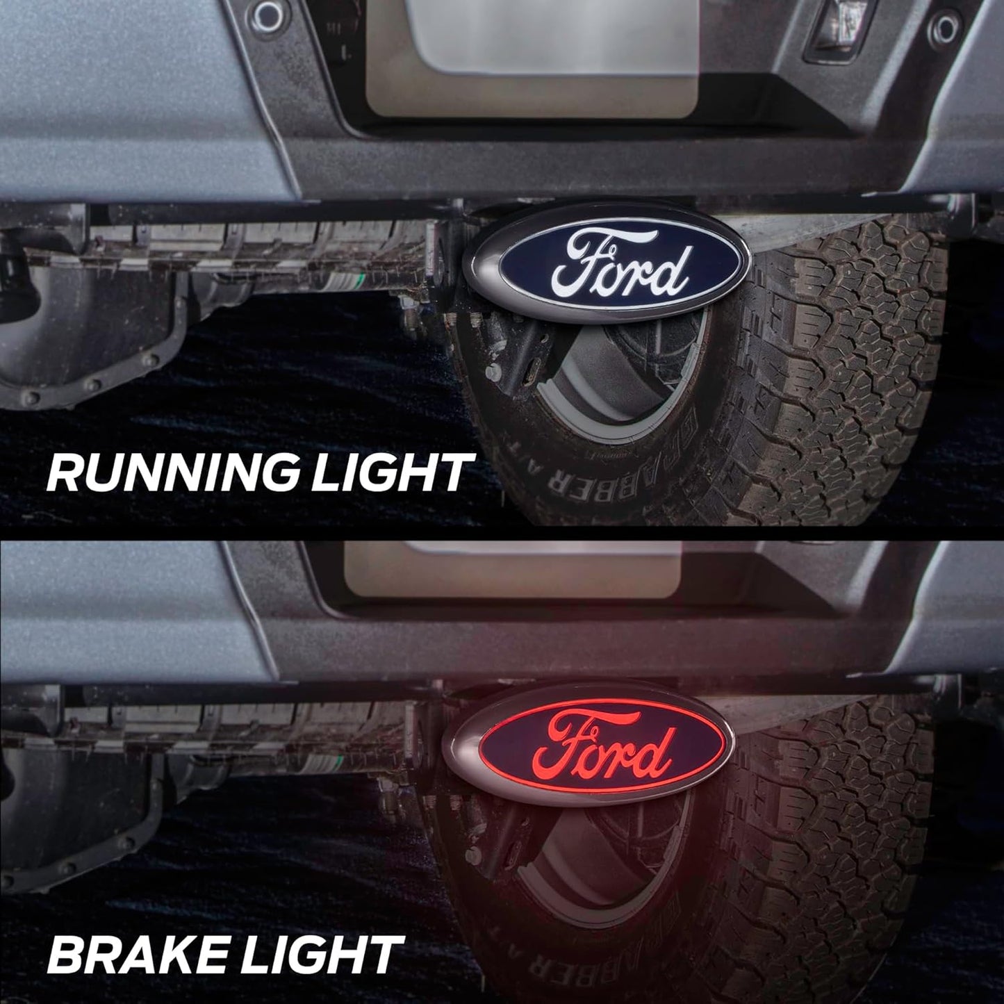 Plasticolor Ford Lighted Hitch Cover LED Brake Light 002317R01