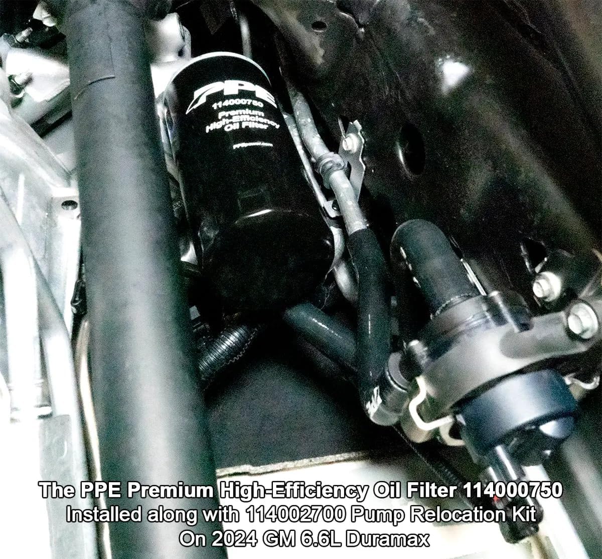 PPE 114000750 High-Efficiency Oil Filter for 2020+ GM 6.6L Duramax L5P
